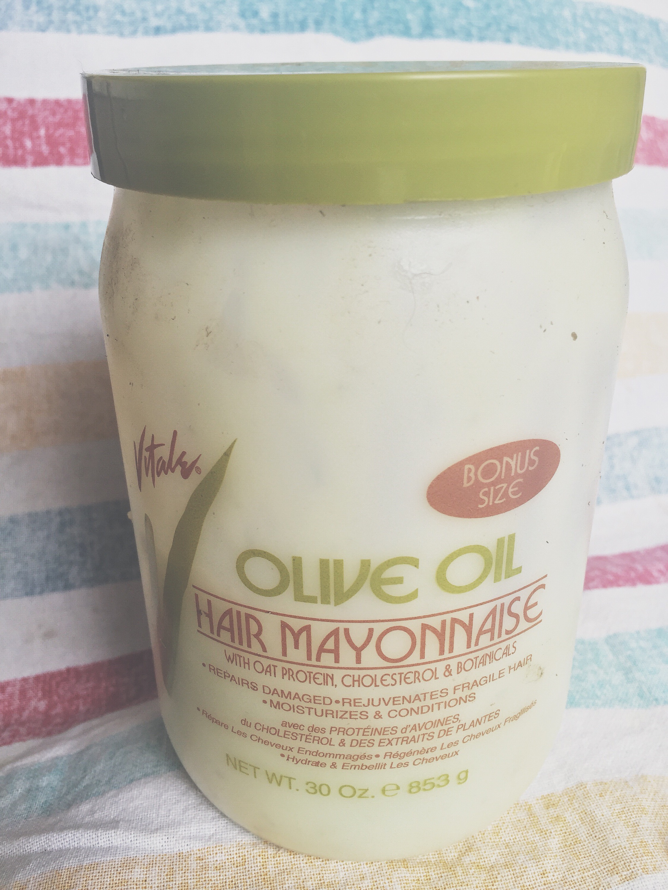 Product review: Vitale Olive Oil Hair Mayonnaise